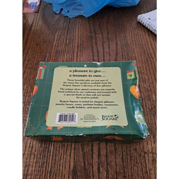 Regent Square Holiday Gift Pack Silver Plated Angel Ornament and Frame Set - Picture 4 of 6